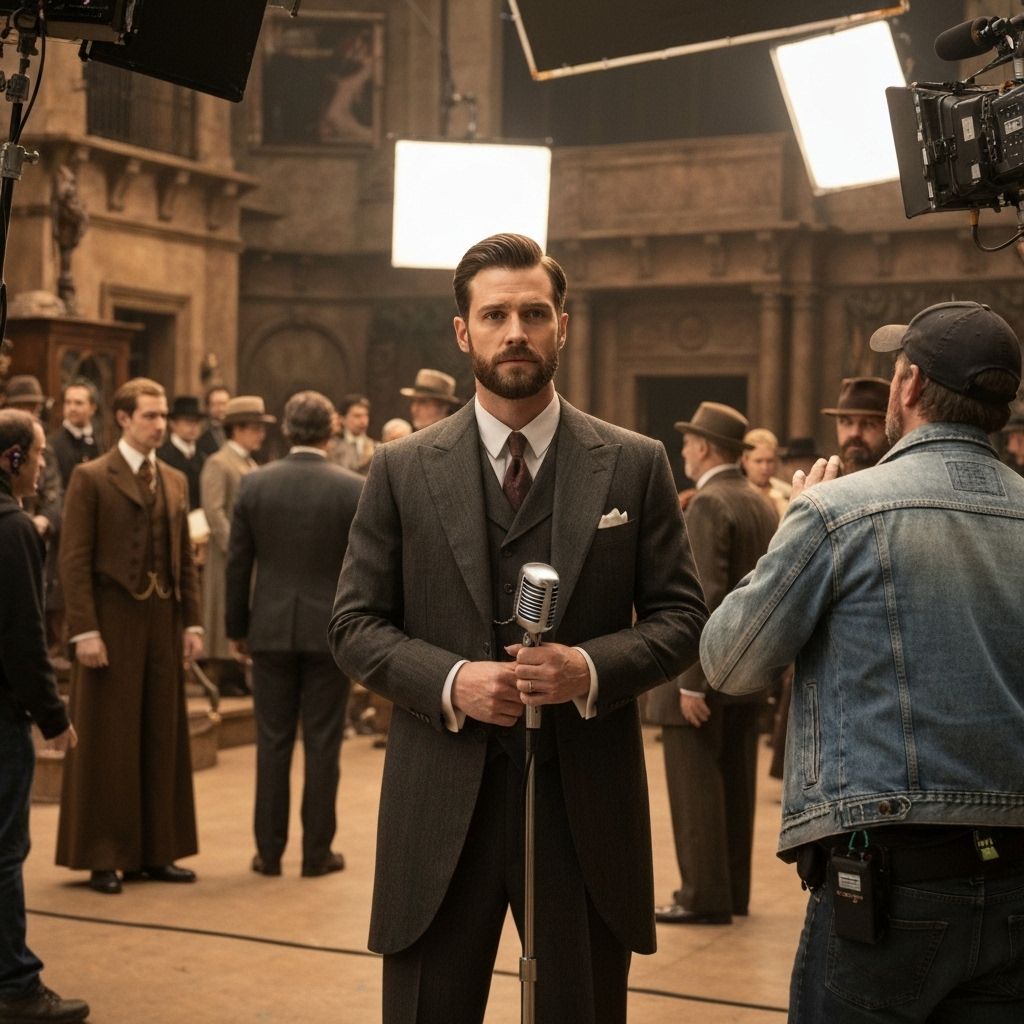 На съёмочной площадке